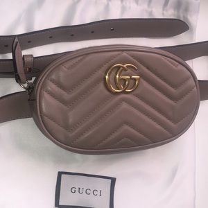Authentic Gucci Marmont Belt Bag